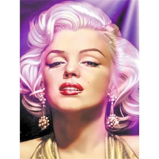 fotoleinwand24 Reproduction d'art sur toile montée sur châssis Motif Marilyn Monroe fotoleinwand24 Reproduction d'art sur toile montée sur châssis Motif Marilyn Monroe