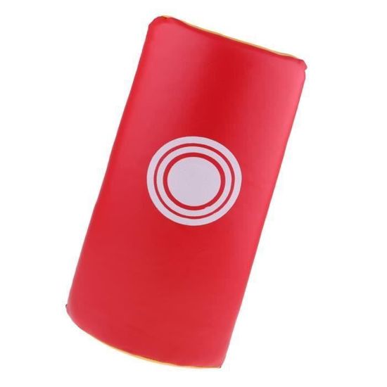 Lot De 2 Coussins De Frappe Taekwondo BORDTRACT - Cuir PU Et Éponge Haute Densité, Équipement Karaté Et Arts Martiaux (Rouge)
