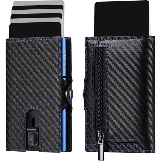 Portefeuille De Carte De Crédit En Cuir Pour Les Hommes