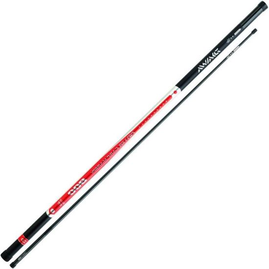 Canne Pêche Coup Daiwa Triforce Pole – 8 M, 560 G, 6 Brins, Emmanchement Inversé, Pour Débutant Et Perfectionnement