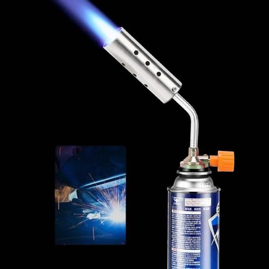 Chalumeau à Gaz NOLA Avec Cartouche 190 G – Température Jusqu’à 1300 °C, Flamme Réglable Pour Soudure, Barbecue, Bricolage