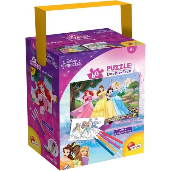 LISCIANI GIOCHI Disney Puzzle In a Tub mini 60 - Princess - Cdiscount ...