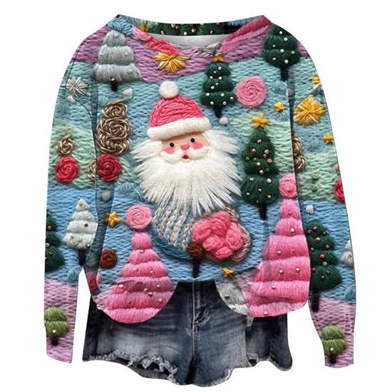 Ugly Pull Noel Rigolo Femme Hiver Pull No l Femme Drole Pull de