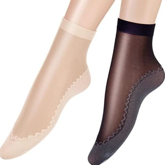 Lot De 2 Paires Chaussettes Protection Cheville Avec Coussinets Gel 4mm - Parfaites Pour Patinage Artistique, Roller, Ski, Hockey Et Bottes