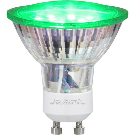 Ampoule Led Gu10 Vert 3 W 240 V[J3363] Cdiscount Maison