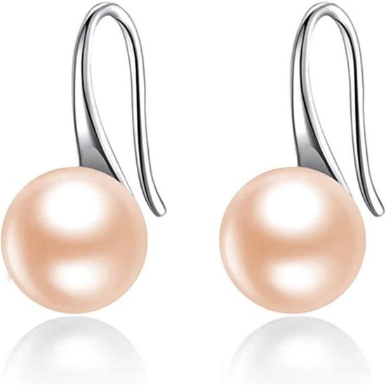 Reffeer Boucles D'oreilles Pendantes En Argent Sterling 925 Pour