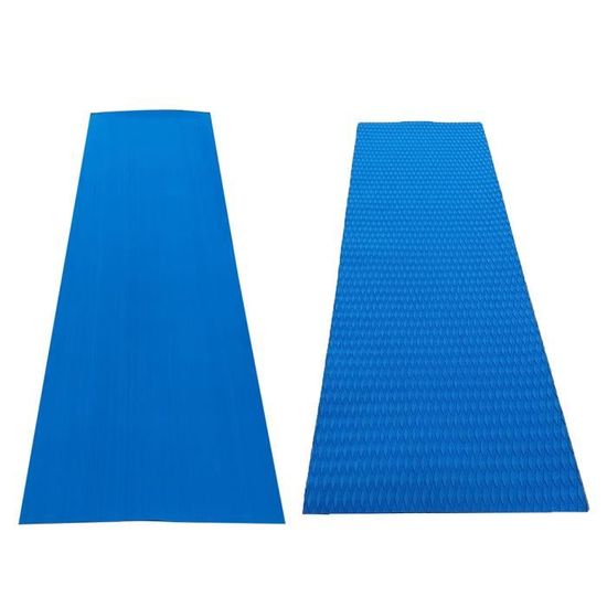 Tapis De Sol Bateau En Mousse EVA Auto-adhésif - 240 X 90 Cm, épaisseur 6 Mm - Bleu, Antidérapant, Imitations Teck - 11