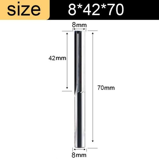 Fraise En Bout HSS 12mm - 4 Cannelures Pour CNC - Bois, Aluminium, Acier