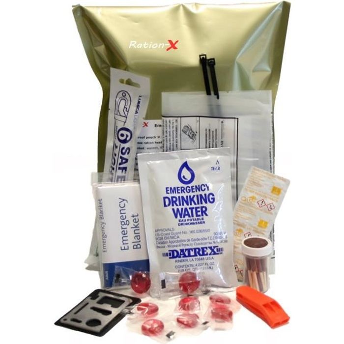Kit De Survie Kit de survie d'urgence Ration Pack & Camp WIYA9