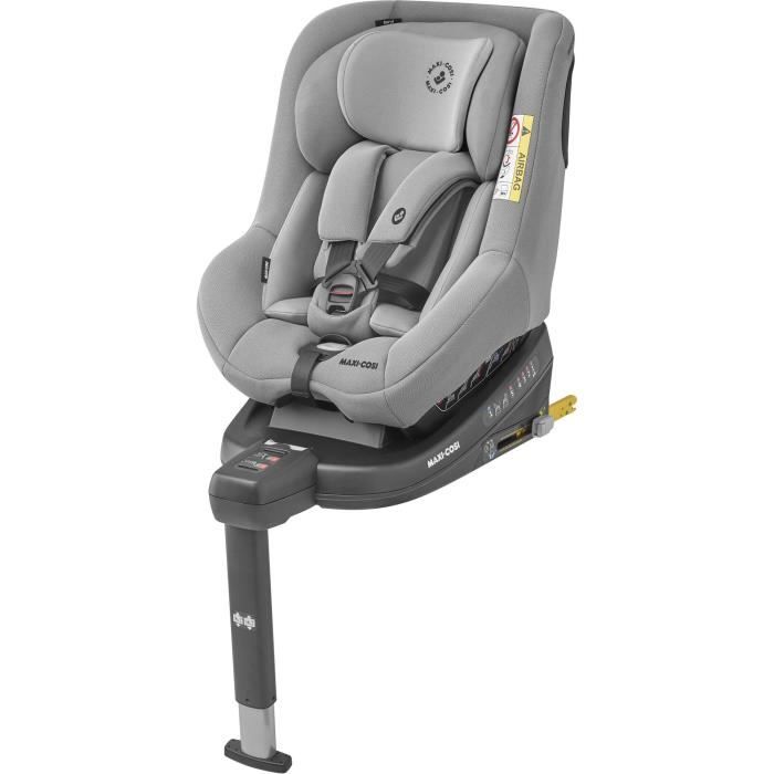 Maxi COSI Siège auto évolutif Beryl, Groupe 0/1/2, Isofix, avec réducteur et inclinable, Authentic Grey, de la naissance à 7 ans