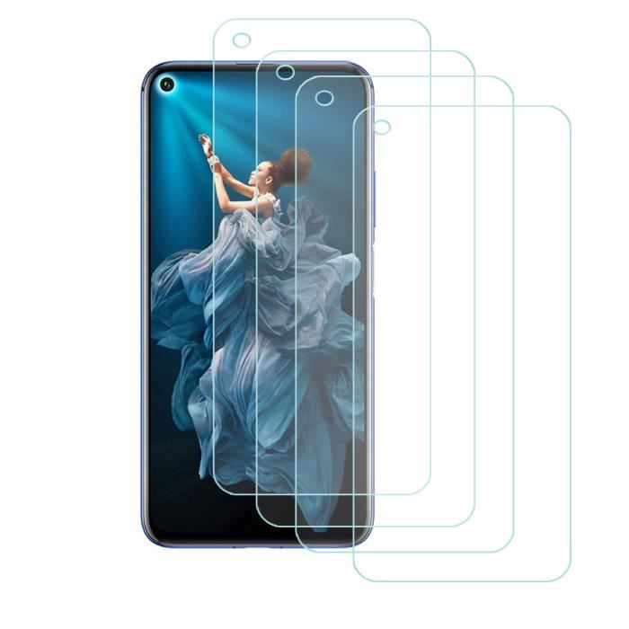 JC 4 X Verre Trempé pour Huawei Honor 20 Pro (6.26-) , HD Protecteur écran Protection Film Glass Screen Protector.
