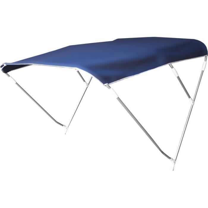 Bimini 3 arceaux Cape Horn 185X140X180 - Bleu