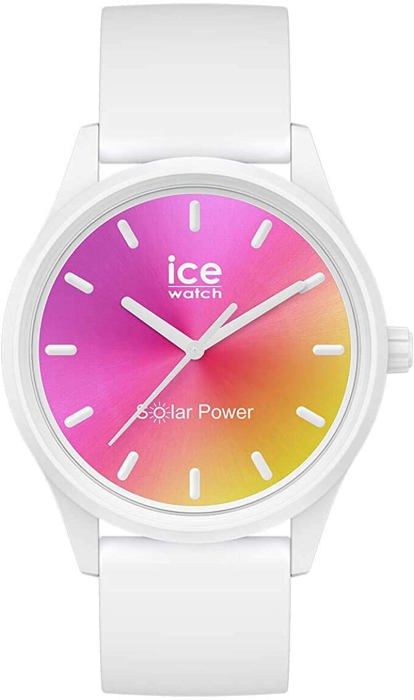 Ice-Watch - ICE solar power Sunset california - Montre blanche pour femme avec bracelet en silicone - 018475 (Small)