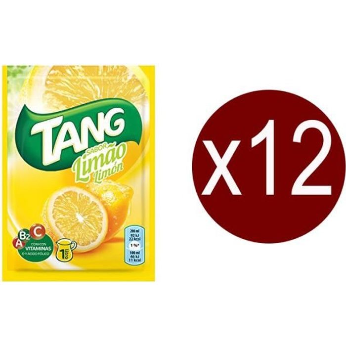 12 sachets Tang Citron.Boisson en poudre.