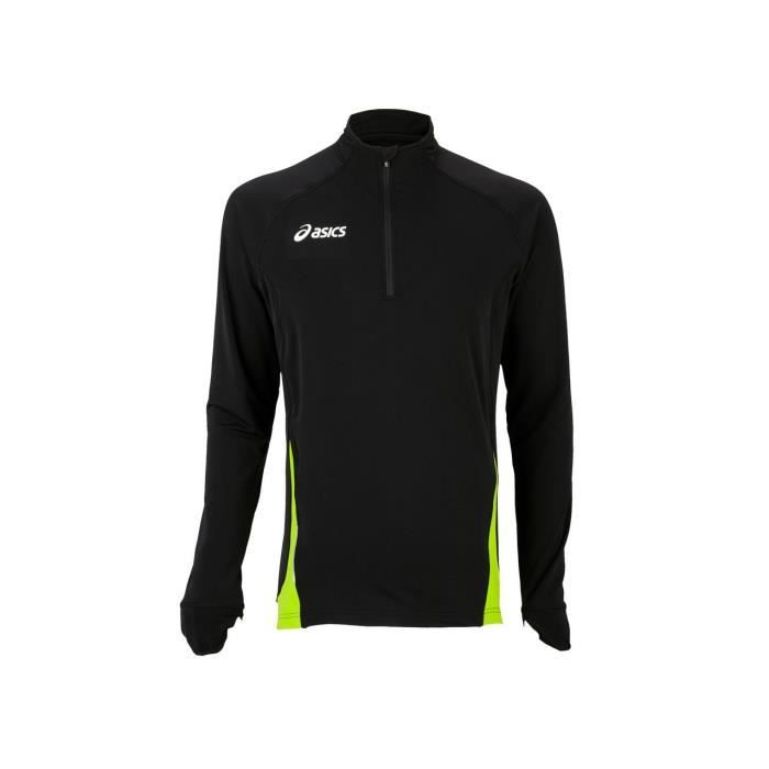 Maillot de running Javier noir ml tee run