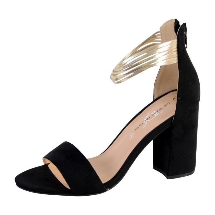 Sandale Talon Femme The Divine Factory QL3641