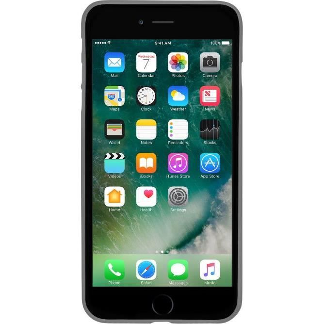 NATIVE UNION Coque clic air pour iPhone X -Noir Fumée