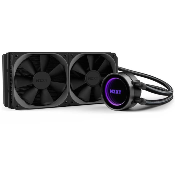 NZXT Kit de Watercooling Kraken X52 - 240mm - Avec éclairage et contrôle CAM
