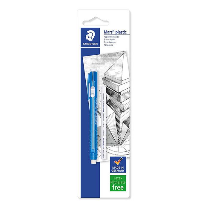 STAEDTLER 1 Porte-Gomme avec Gomme Blanche