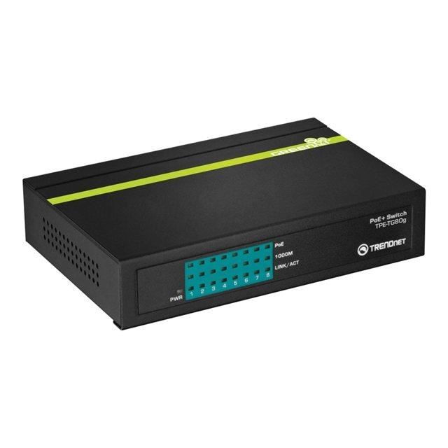 TRENDNET TPE-T80 SWITCH 8 PORTS GIGABITS POE+ G…