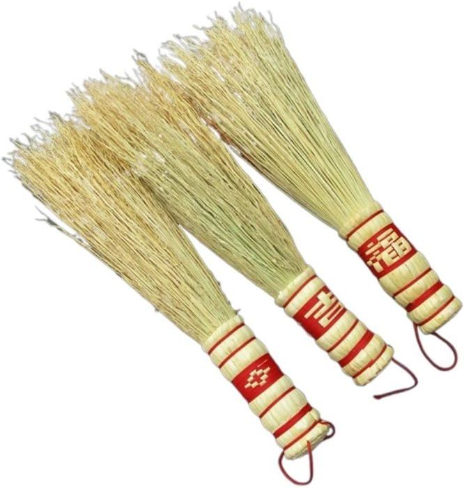 LATRAT Brosse Nettoyage Bambou Naturel Pour Wok – Poignée Ergonomique, Idéale Pour Nettoyer Sans Abîmer