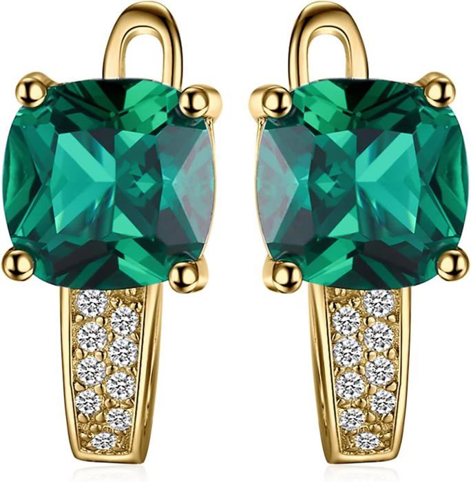 Épingle à Nez Fantaisie – Simili Diamant Rond 0,50 Ct – Plaqué Or Jaune – Argent 925 – Femme