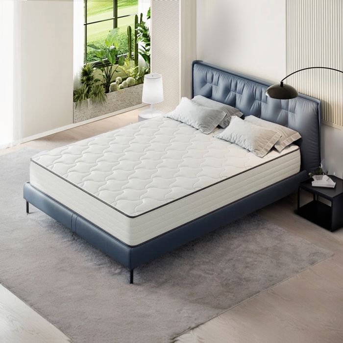 Matelas - FRIXOVEL - 90x190 - Épaisseur 16cm - Mousse à Mémoire de Forme - Ressorts Biconiques