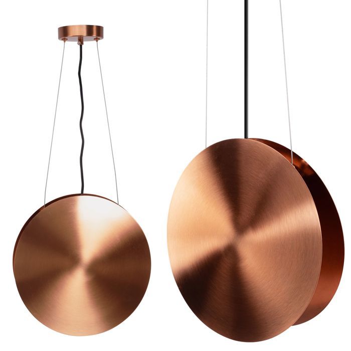 Lampe Suspendue De Plafond Led Toolight App1378-Cp Suspenion Led Cuivre 35 X 30 X 35 Cm