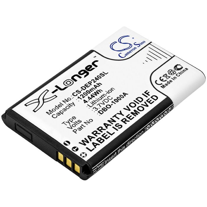 Batterie 900mAh 3.7V Li-ion Compatible Doro 1378 1380 1382 1385 - TECHTEK