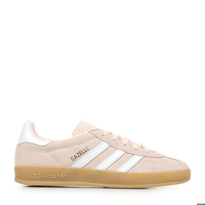 Baskets - adidas - Gazelle Indoor W - Rose - Tige suède - Semelle gomme