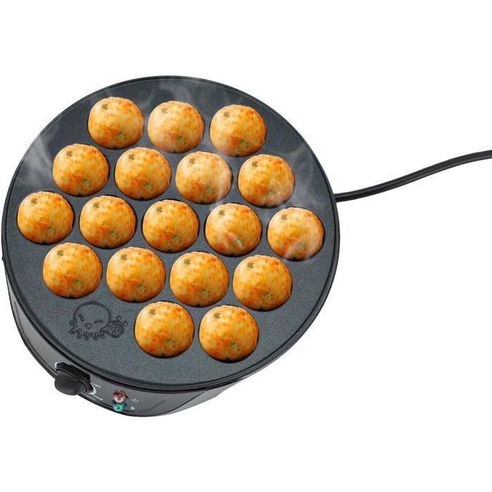 Takoyaki Maker 18 grilles Takoyaki Mini poêle électrique Takoyaki