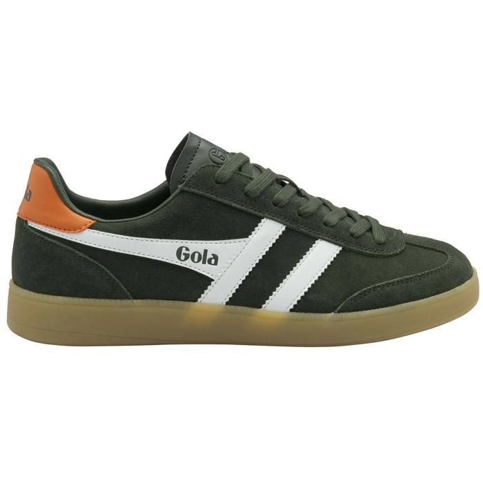 Baskets à lacet en daim Gola Viper Suede - dark khaki/white/moody orange/gum Baskets à lacet en daim Gola Viper Suede - dark khaki/white/moody orange/gum