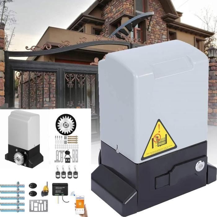 Ouvre-portail coulissant automatique WIFI moteur de portail coulissant entraîné par