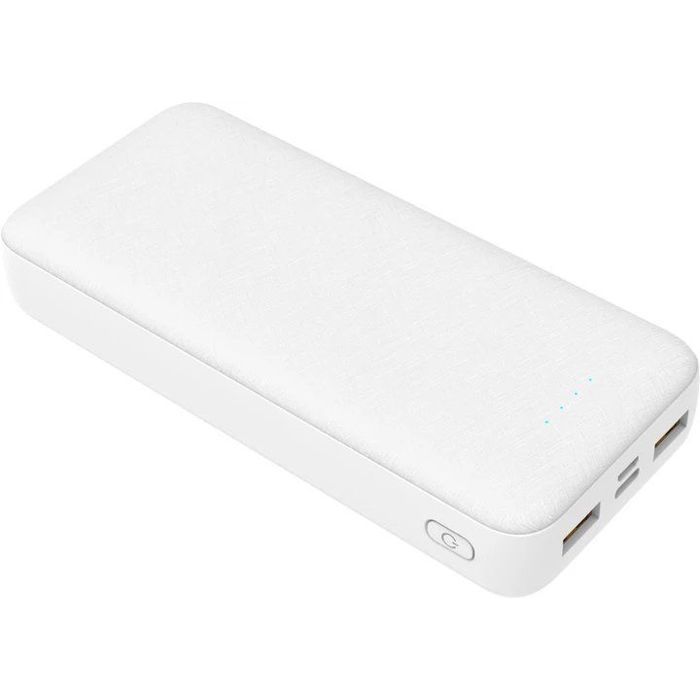Batterie externe (coffret) - BASEUS - PLATINET - 20 000 mAh - PD 20 W - câble 1 m - blanc