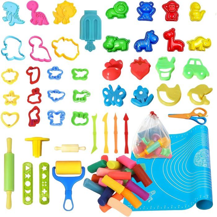 Kit De 26 Accessoires Pâte à Modeler Rapidbok – Emporte-pièces, Rouleaux Et Outils Créatifs – Cadeau Pour Enfants Dès 14 Ans