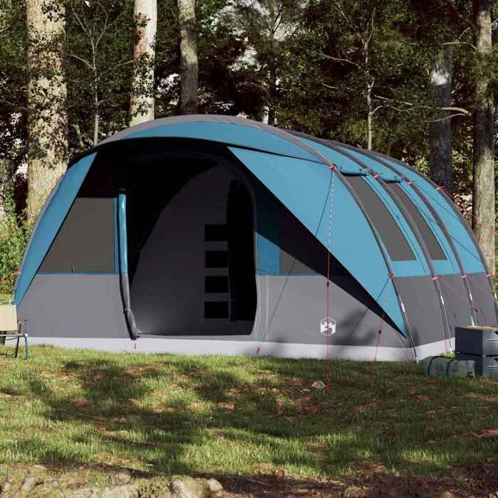 Tente familiale tunnel - vidaXL - 7 personnes - Imperméable - 470x435x234 cm - 3 chambres - E-port
