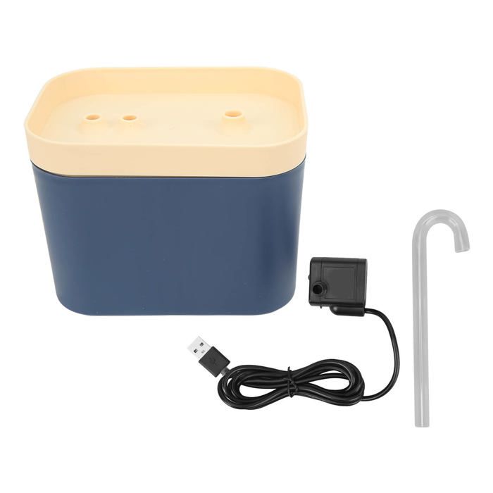 Fontaine deau pour chat de 15 l flux de Circulation automatique silencieux étanche pour animaux de compagnie avec bus -SALALIS
