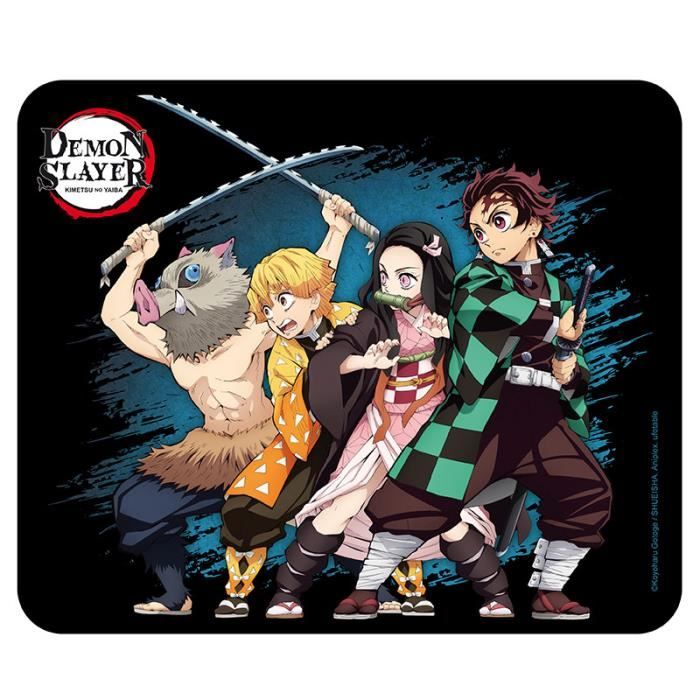 DEMON SLAYER Abystyle  - Tapis de souris souple - Groupe- - Tapis de s