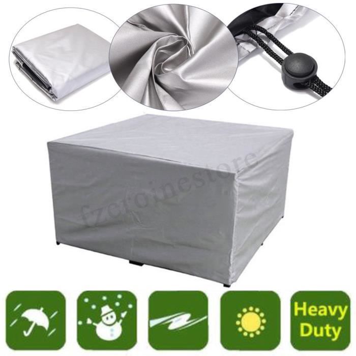 Housse De Protection Chauffage De Terrasse 226 X 85 X 48 Cm – Imperméable, Résistante UV, Oxford 210D Gris