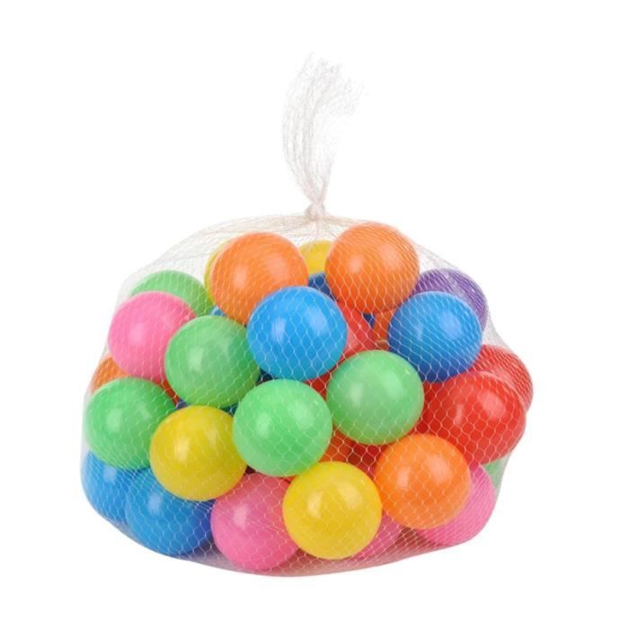 50 Balles pour Piscine à Balles Balles pour Piscine à Balles Boules de Piscine à Balles Boules Molles Multicolores Balles Molles
