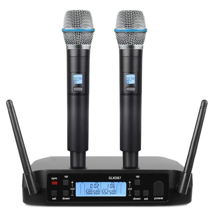 Micro Sans Fil 2.4G Pour 2 Personnes - Système Karaoké Portable Avec Récepteur