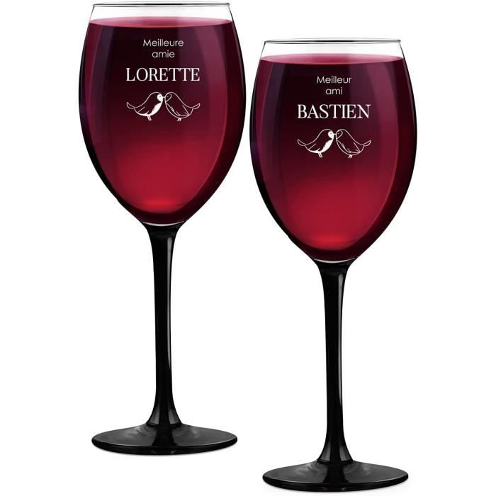 Lot De 2 Verres à Vin Artisanaux – Faits Main – Neufs