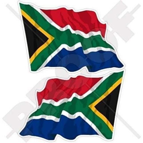 Drapeau Afrique Du Sud Afrique Du Sud Agitant 7,6 Cm (75 Mm) En Vinyle  Bumper Stickers, Stickers X2[u6680] - Cdiscount Maison