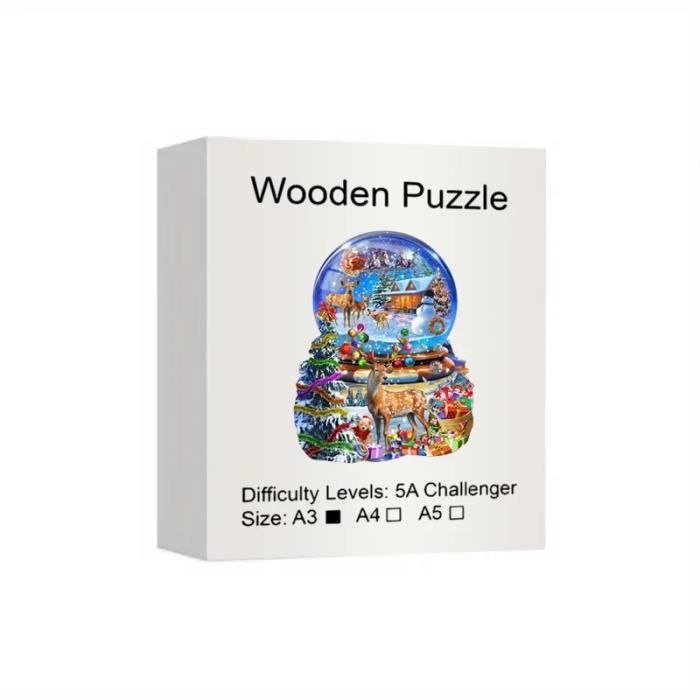 Morandi Puzzle en Bois en Forme De Chat, Puzzle Chat, Puzzles Animal Irrégulier, Cadeau créatif Unique pour Les Amoureux des Chats, Cadeau pour Les Amoureux des Chats (A