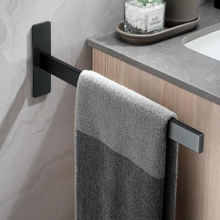 Auralum Porte Serviette Salle de Bain, Porte Serviettes Adhésif ou