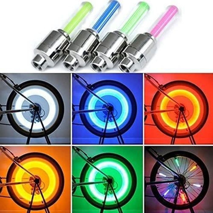 Voiture,Bicyclette Lumières de Chapeau de Tige de Valve de Pneu de Roue Flash LED pour Le Motocycle LZYMSZ 20PC Lumière de Valve de Roue 