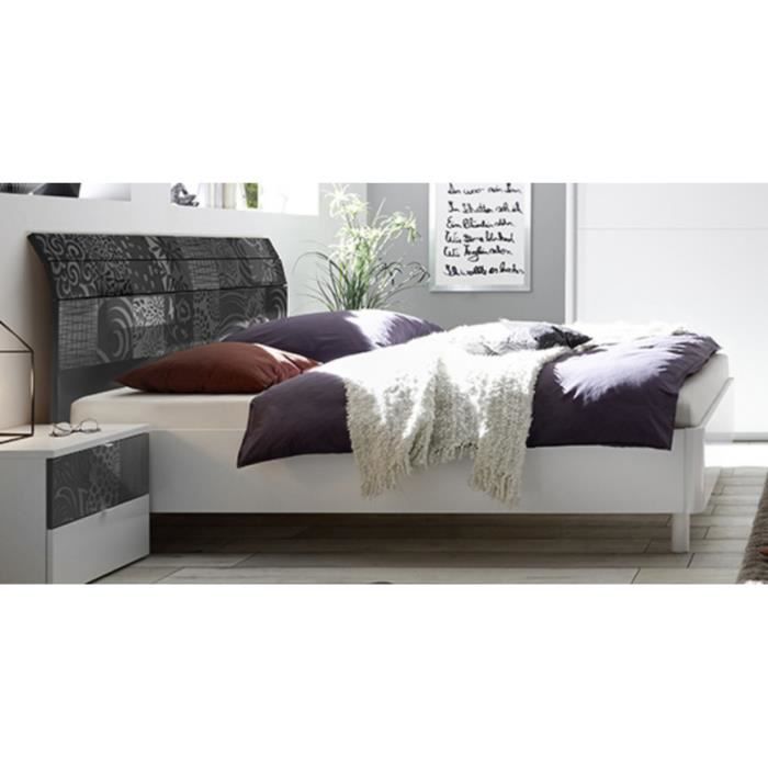 Lit Avolte Tete Courbee 160x200 Cm En 3 Couleurs Couleur Noir Chambres Adultes Achat Vente Structure De Lit Lit Avolte Tete Courbee Cdiscount