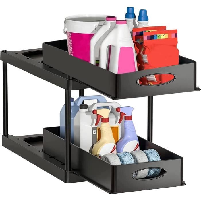 Panier D'Armoire, Étagère De Rangement Coulissante Polyvalente Pour