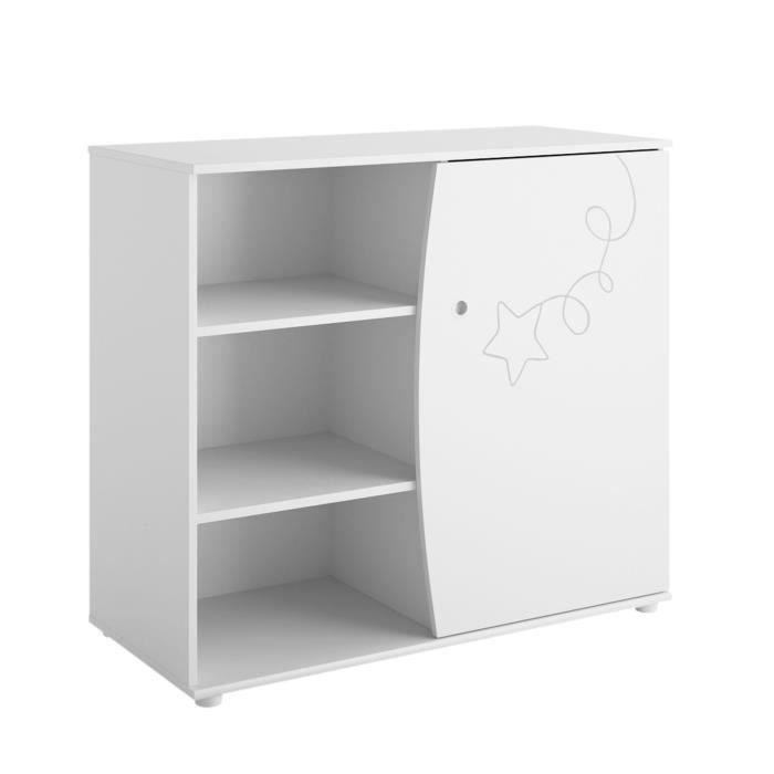 Gami Adele Commode Avec Plan A Langer Blanc Et Anthracite Achat