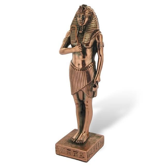 Statuette Pharaon D Egypte Plaque De Cuivre Achat Vente Statue Statuette Cdiscount